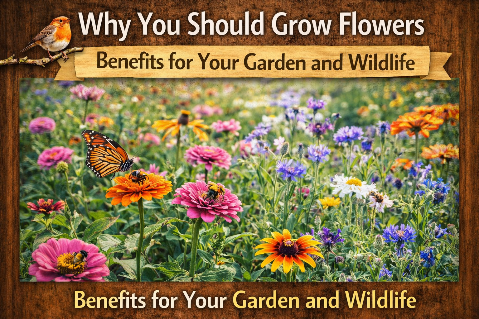 Video thumbnail for Why You Should Grow Flowers | Benefits for Your Garden and Wildlife