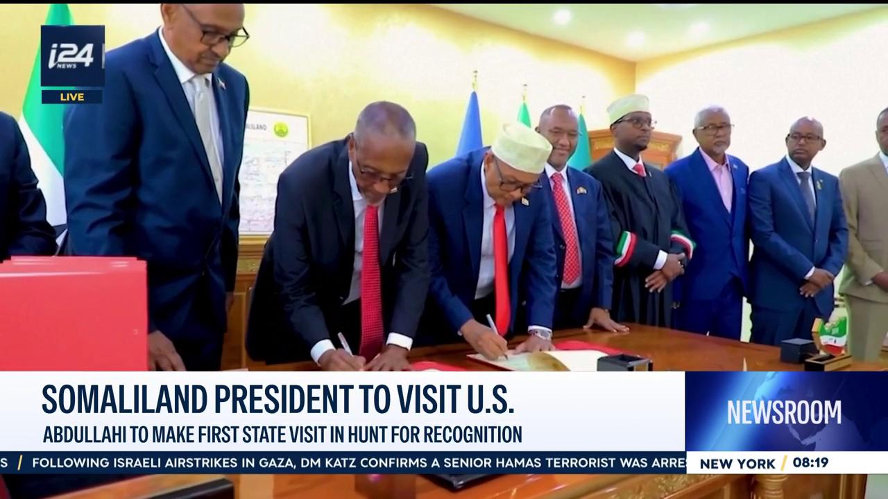 Video thumbnail for Somaliland President to visit U.S.: Abdullahi to make first state visit in hunt for recognition