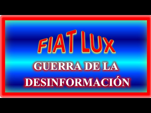 Video thumbnail for GUERRA DE LA DESINFORMACIÓN