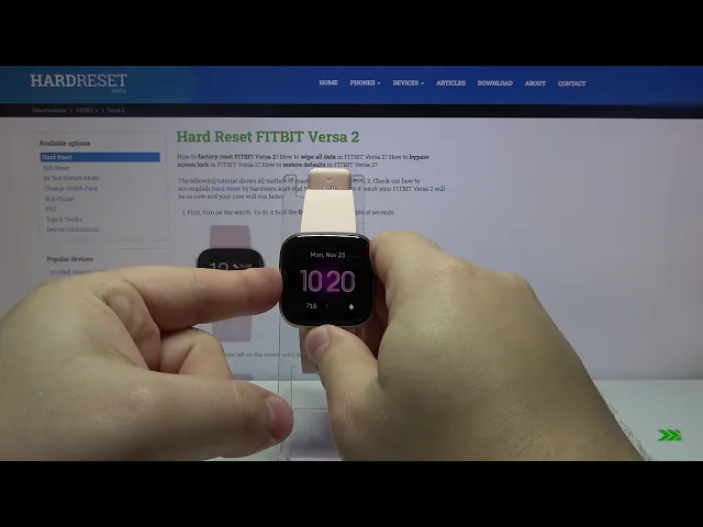 Video thumbnail for How to Soft Reset FITBIT Versa 2 – Fix Not Responding Screen