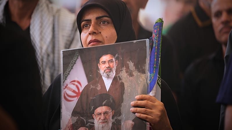 Video thumbnail for Iran's supreme leader vows revenge for the killing of his father and predecessor