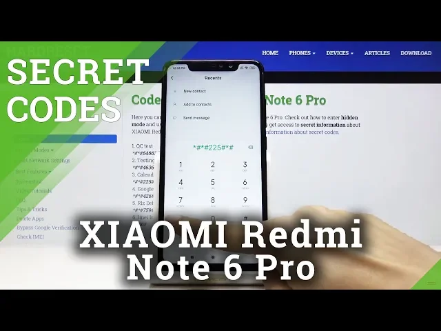 Video thumbnail for Secret Codes for XIAOMI Redmi Note 6 Pro – Hidden Modes / IMEI Info / Calendar Storage