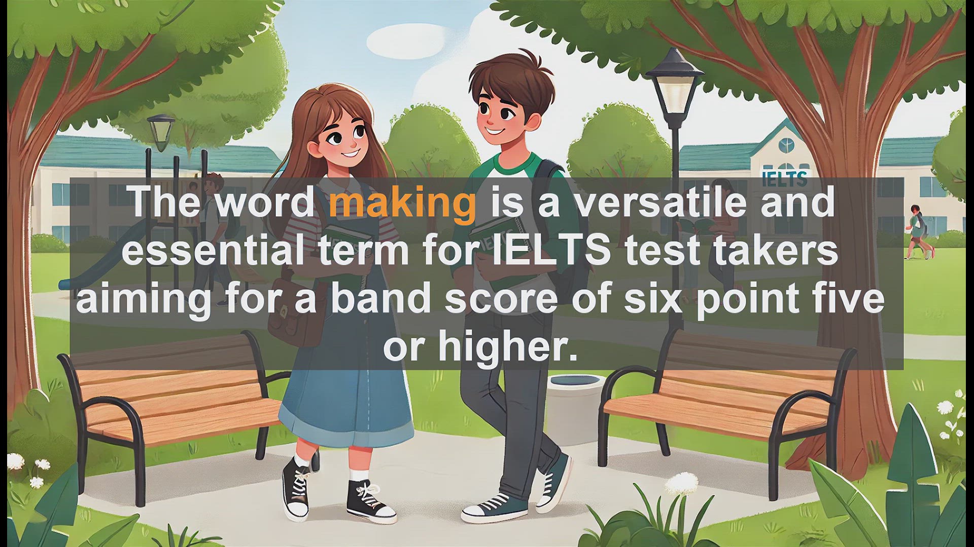 'Video thumbnail for 2500 Must Know IELTS 6.5 Vocabulary - Master the Word 'Making' for IELTS Success'