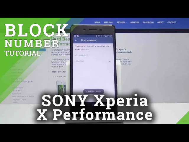 Video thumbnail for How to Block Number in SONY Xperia X Performance – Block Calls & Messages