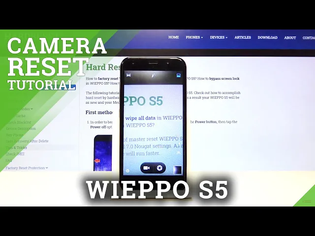 Video thumbnail for How to Simply Reset Camera Settings on WIEPPO S5 –  Restore Camera Defaults