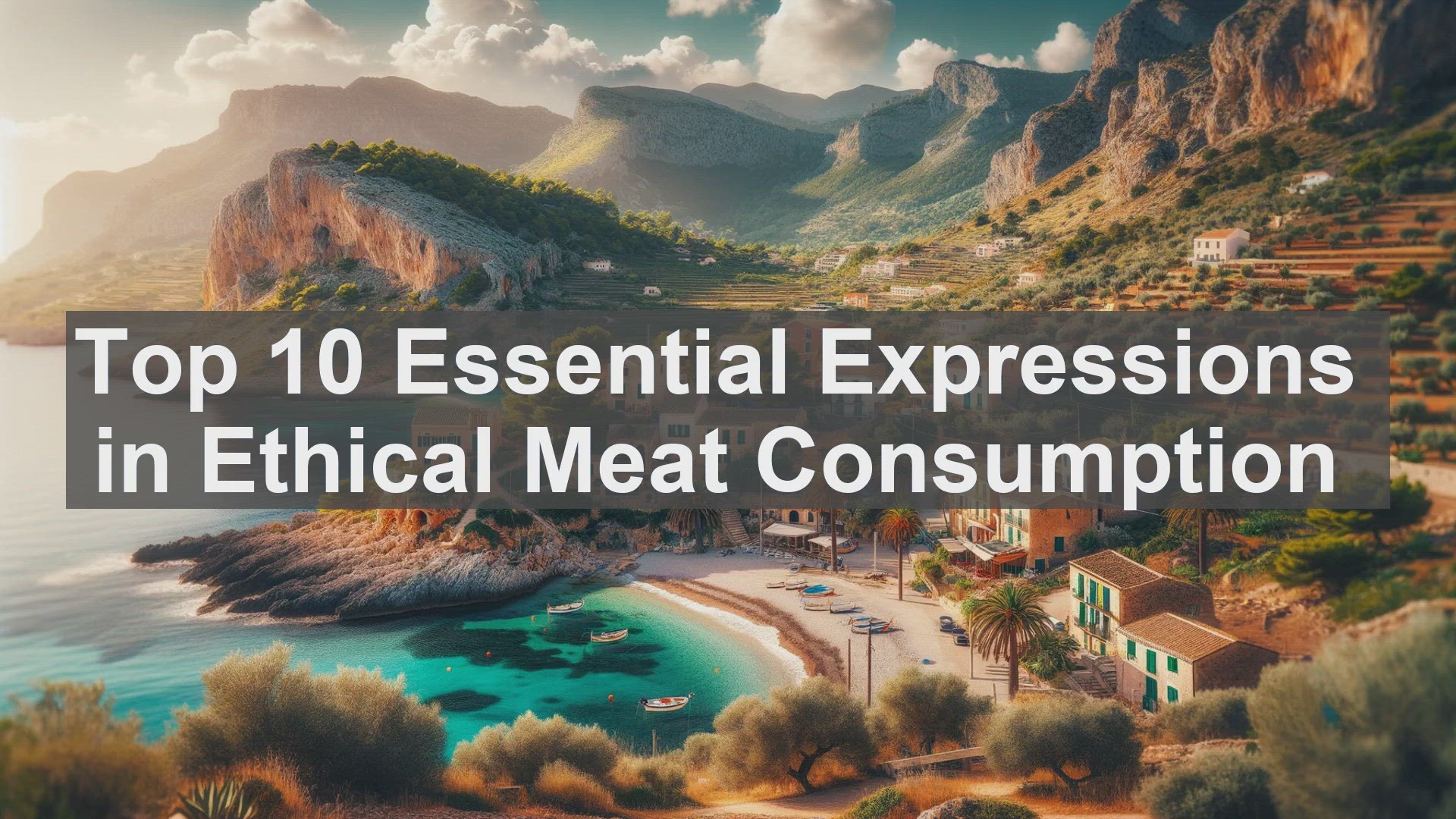 'Video thumbnail for Top 10 Essential Expressions in Ethical Meat Consumption'
