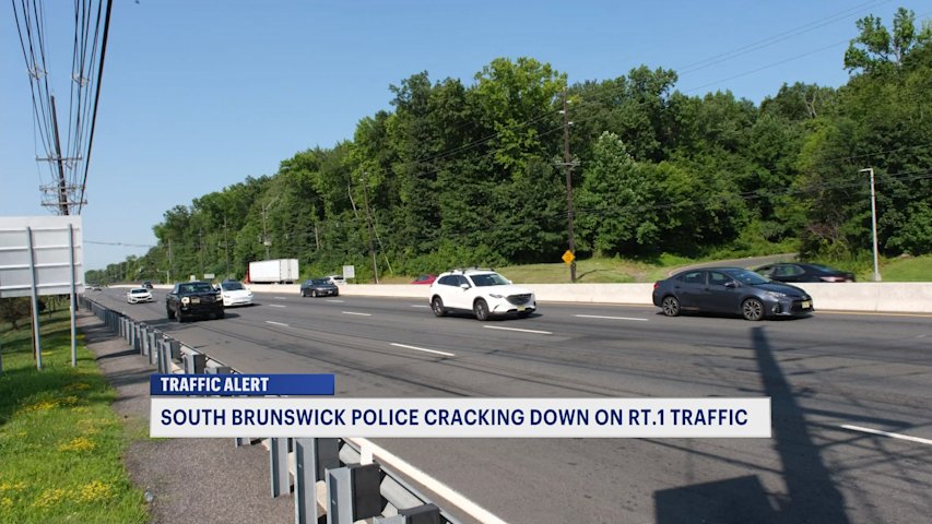 Video thumbnail for South Brunswick Police crack down on Route 1 speeding
