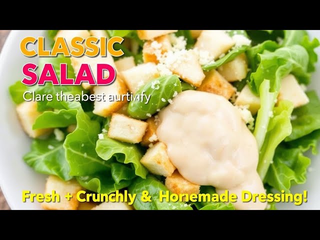 Video thumbnail for 🥗 “Classic Caesar Salad — Fresh, Crunchy & Homemade Dressing!”