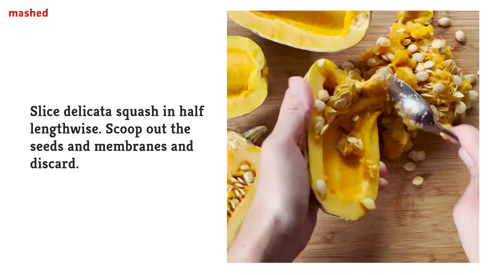 'Video thumbnail for Maple-Roasted Delicata Squash Recipe'