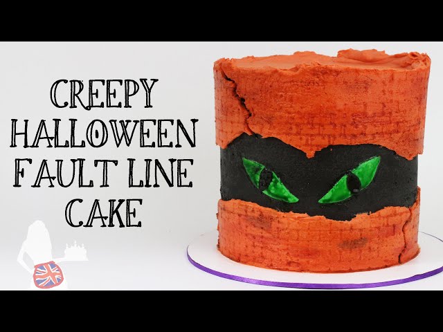 Video thumbnail for Creepy HALLOWEEN Fault Line Cake