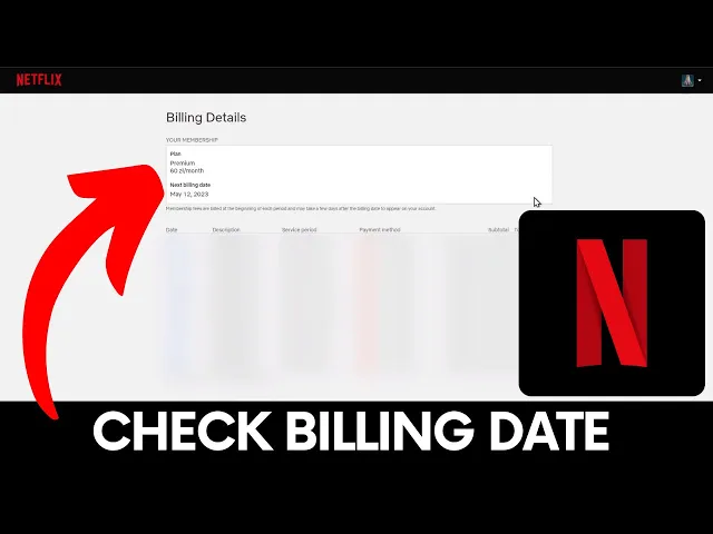 Video thumbnail for How to Check Next Billing Date on Netflix - Auto Renewal Netflix #netflix