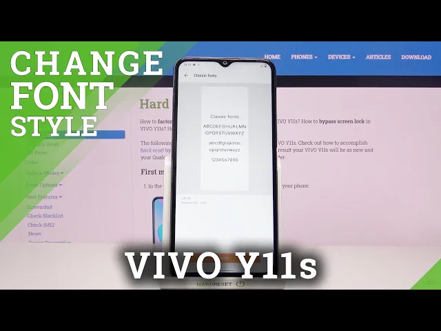 Video thumbnail for How to Adjust Font Style in Vivo Y11s – Manage Font Settings