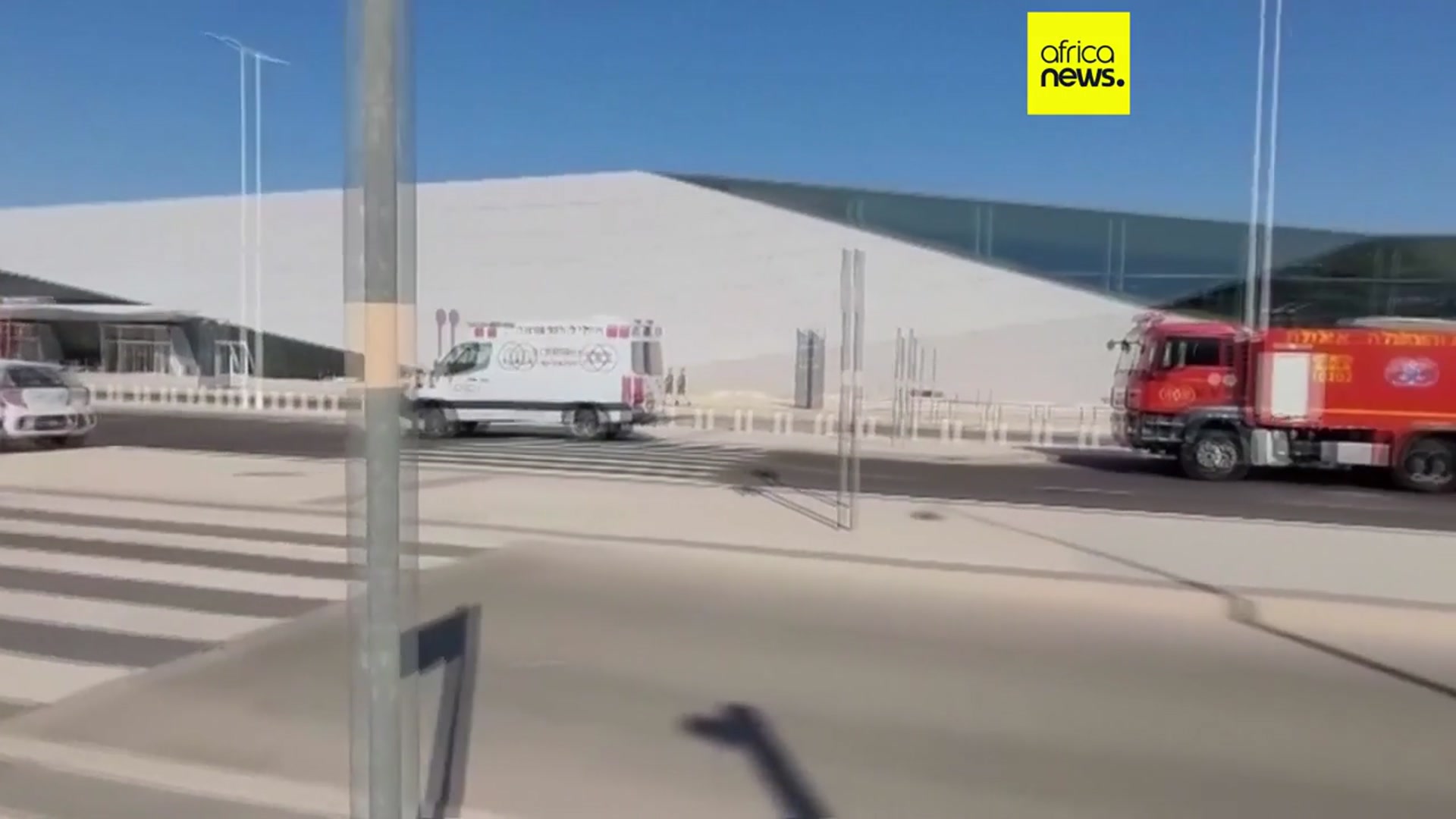'Video thumbnail for Yemen’s Houthi rebels launch drone attack, hitting Israel's Ramon International Airport'