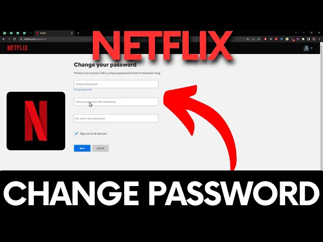 Video thumbnail for How to Change Password on Netflix? #netflix