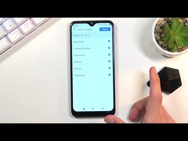 Video thumbnail for How to Copy Contacts From SIM Card to Phone Storage in OUKITEL C15 Pro – Transfer Contract List