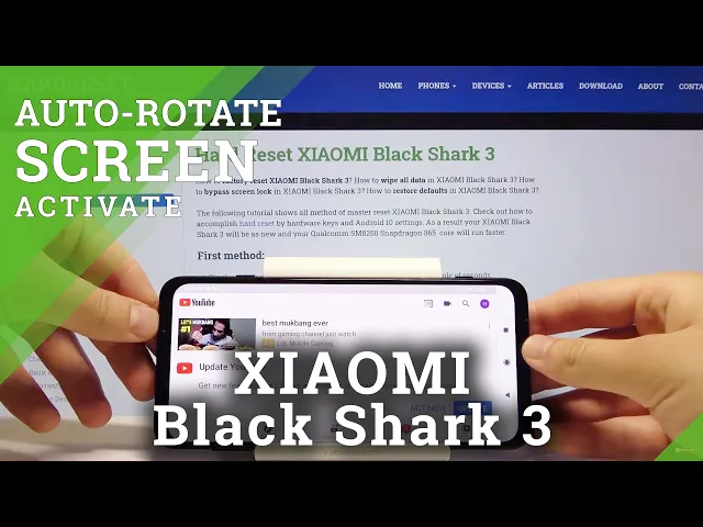 Video thumbnail for How to Activate Auto Rotation in XIAOMI Black Shark 3 – Turn Screen
