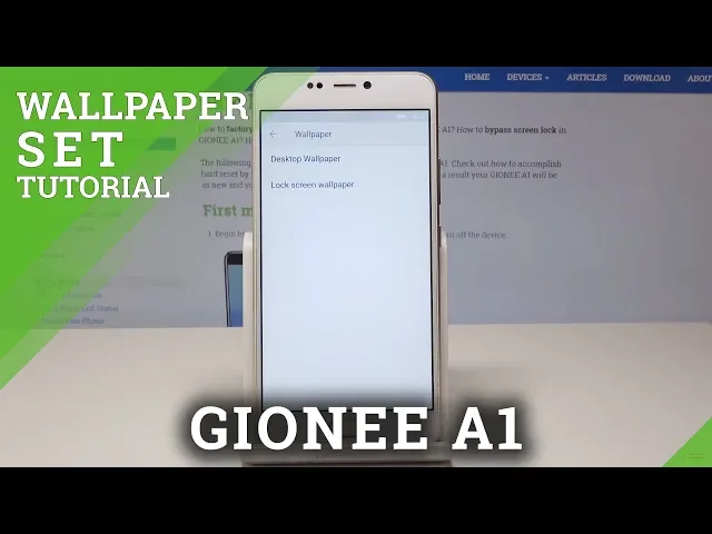 Video thumbnail for How to Change Wallpaper on GIONEE A1 - Set Up Desktop Look