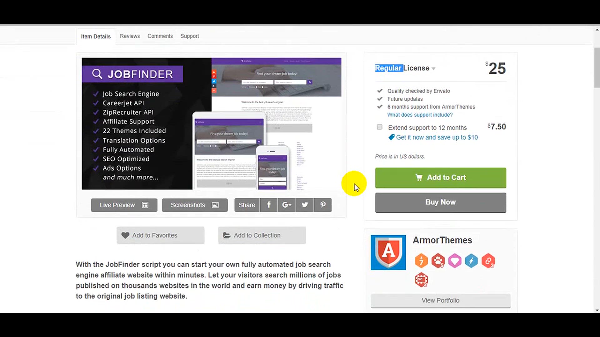 Video thumbnail for JobFinder - Job Search Engine Affiliate Script