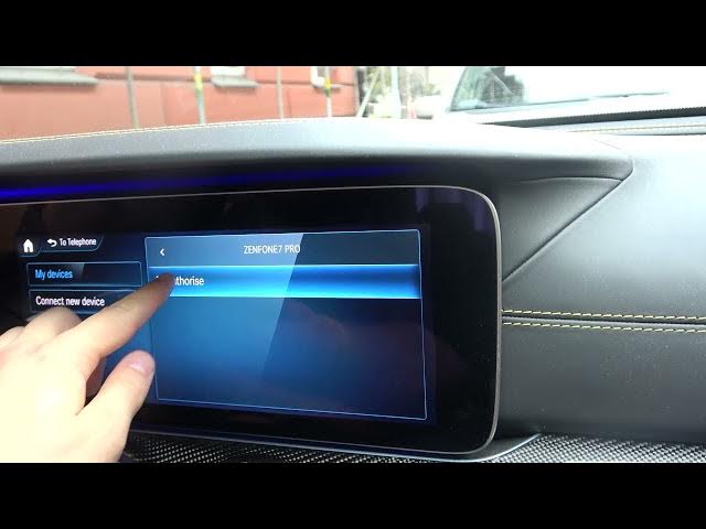 Video thumbnail for How to Remove Phone from Mercedes AMG E63 S 4MATIC+ Infotainment - Delete Contacts and Messages