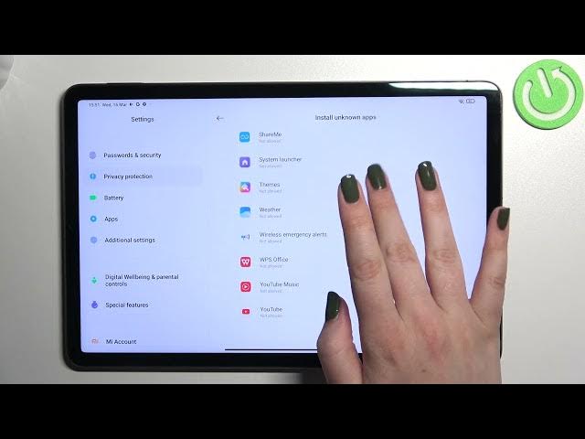 Video thumbnail for How to Allow Unknown Sources on XIAOMI Pad 5 - Install Apps From Unknown Sources