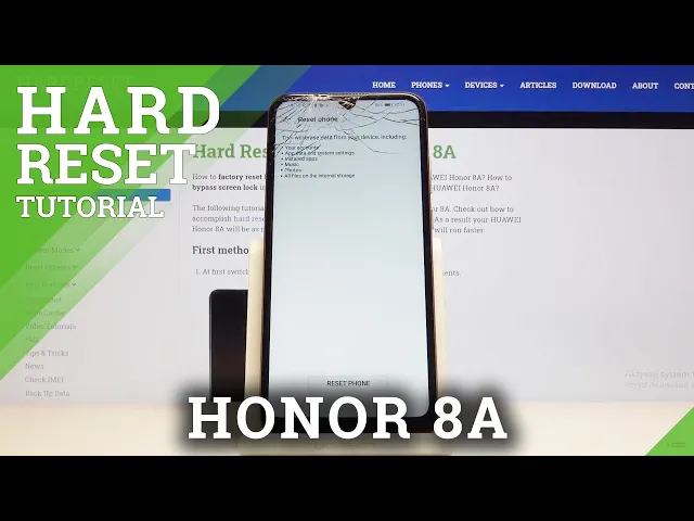 Video thumbnail for How to Hard Reset Honor 8A – Wipe Data / Factory Reset