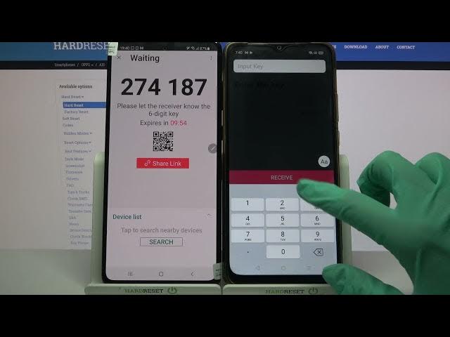 Video thumbnail for How to Move Data from SAMSUNG Device to OPPO A15 – Send Anywhere App