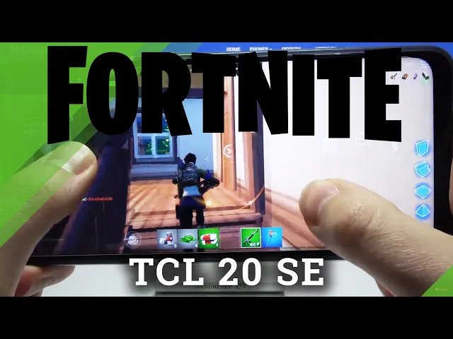 Video thumbnail for TCL 20 SE - Fortnite Gameplay