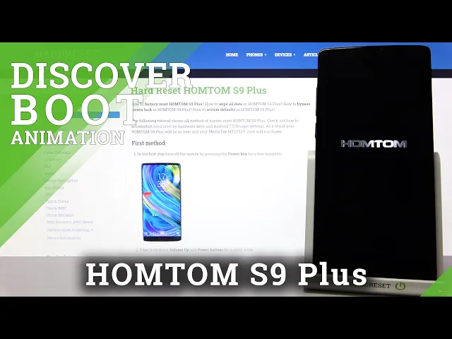 Video thumbnail for Homtom S9 Plus - Boot Animation Presentation