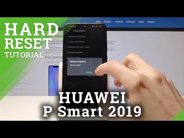 Video thumbnail for Hard Reset HUAWEI P Smart 2019 - Factory Reset by Secret Code