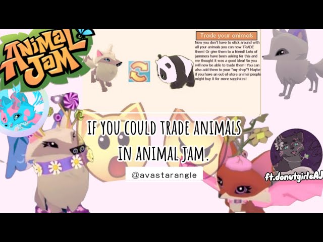 Video thumbnail for If you could trade animals in Animal Jam … And I Got Stuck Looking Like a Fuzzy Marshmallow 🦊💀