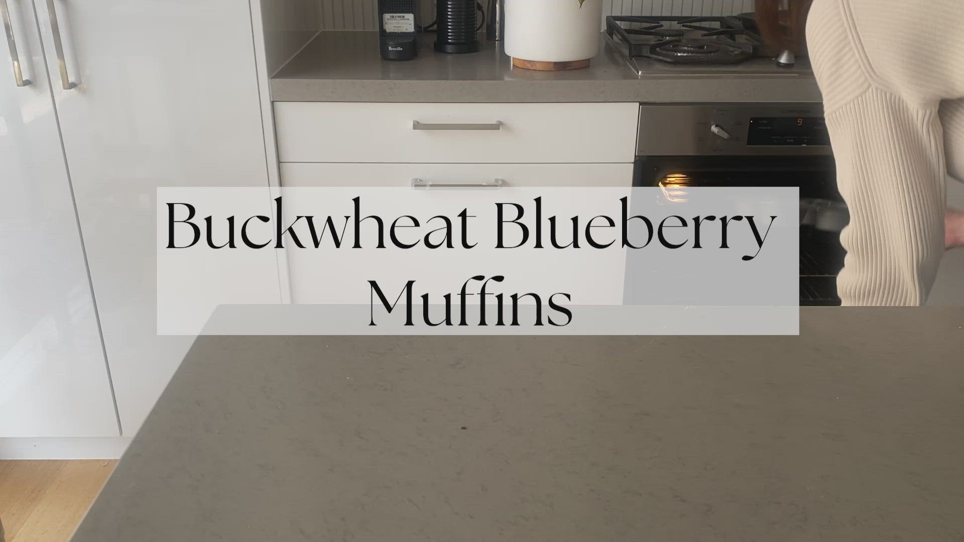'Video thumbnail for Buckwheat Blueberry Muffins'