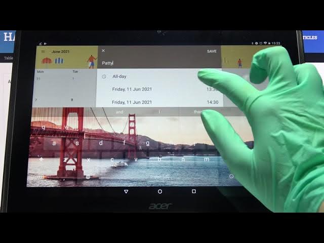 Video thumbnail for How Add Event to Calendar on Acer Iconia One 10 B3-A40 – Create Event