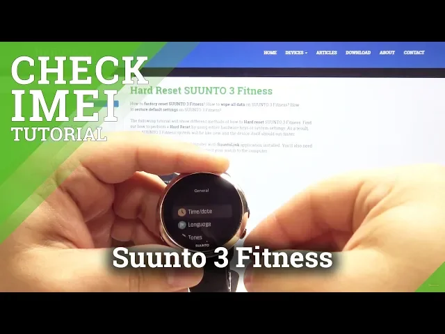 Video thumbnail for How to Find Serial Number in Suunto 3 Fitness – SN Check