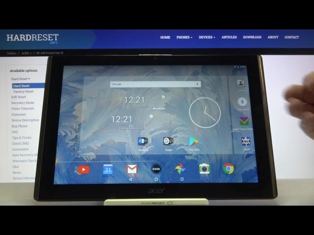 Video thumbnail for How to Add Widget to Home Screen in ACER Iconia One 10 – Customize Home Screen