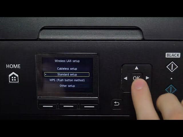 Video thumbnail for How to connect Canon MG5700 series to the Wi-Fi / Network connection on the Canon MG5700 series