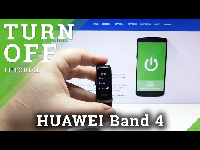 Video thumbnail for How to Turn Off HUAWEI Band 4 – Power Off Process