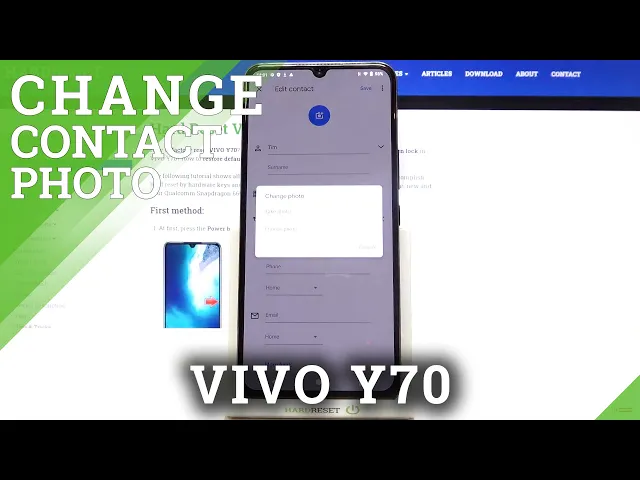 Video thumbnail for How to Add Photo to Contact in VIVO Y70 – Customize Contacts