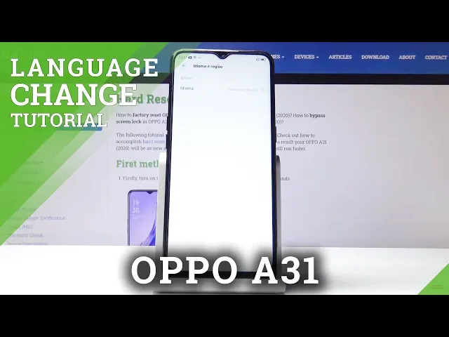 Video thumbnail for How to Change Language on OPPO A31 (2020)