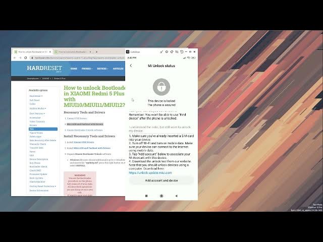 Video thumbnail for How to Unlock Bootloader on XIAOMI Phones - Fast and Easy Method to Unlock Xiaomi Bootloader 2021