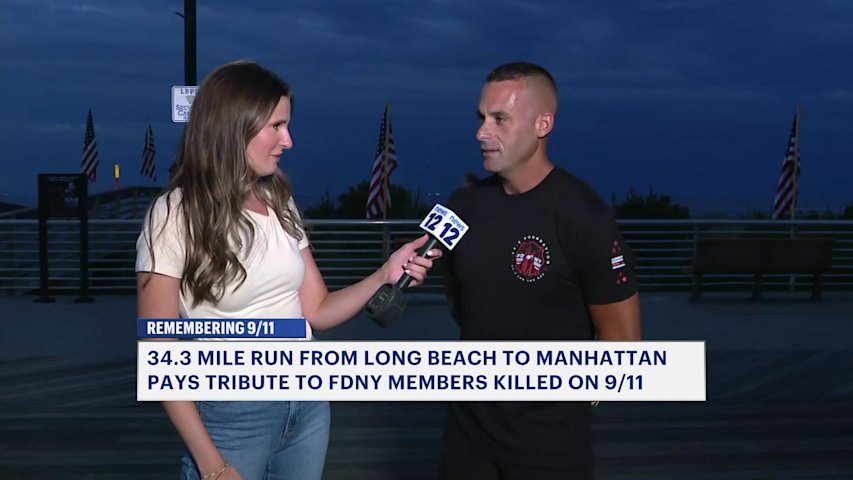 Video thumbnail for Running 34.3 miles to honor the 343 FDNY members lost on 9/11