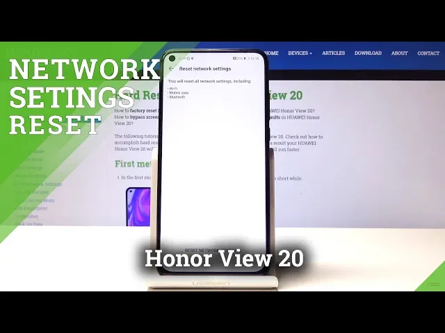 Video thumbnail for How to Reset Network Settings in Honor View 20 - Restore Default Network Configuration