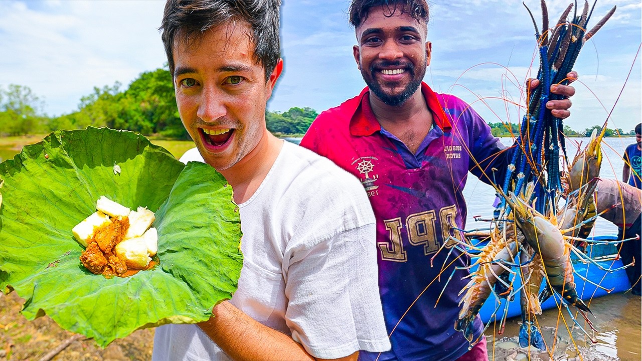 Video thumbnail for BIGGEST Seafood to Feed a Village Sri Lanka's XXXL Fish Curry & BBQ!!