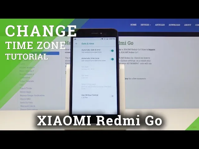 Video thumbnail for How to Change Date & Time in XIAOMI Redmi Go - Manage Time Settings