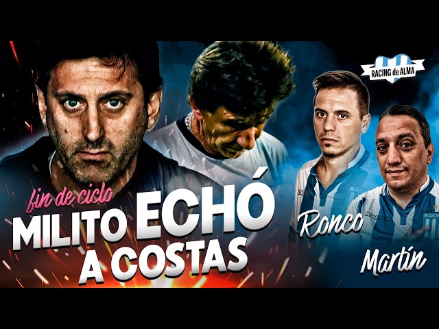 Video thumbnail for Diego Milito echó a Gustavo Costas que dejó de ser el técnico de Racing