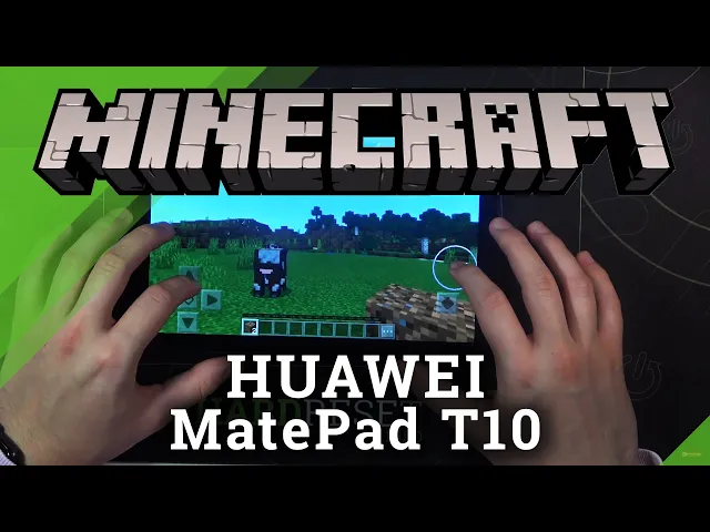 Video thumbnail for Minecraft Game on HUAWEI MatePad T10 – Test Game