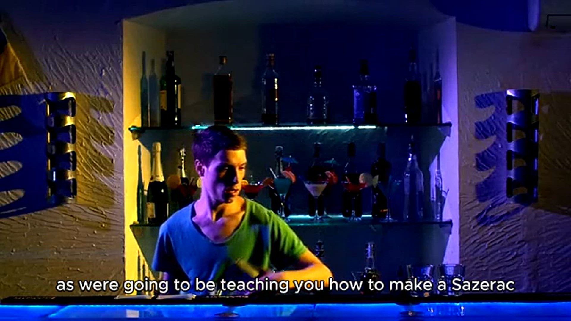'Video thumbnail for Sazerac recipe'