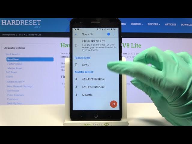 Video thumbnail for How to Pair Bluetooth Device with ZTE Blade V8 Lite –Bluetooth Connection