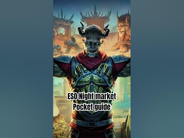 Video thumbnail for ESO Night Market Pocket Guide #ESO #MMORPG