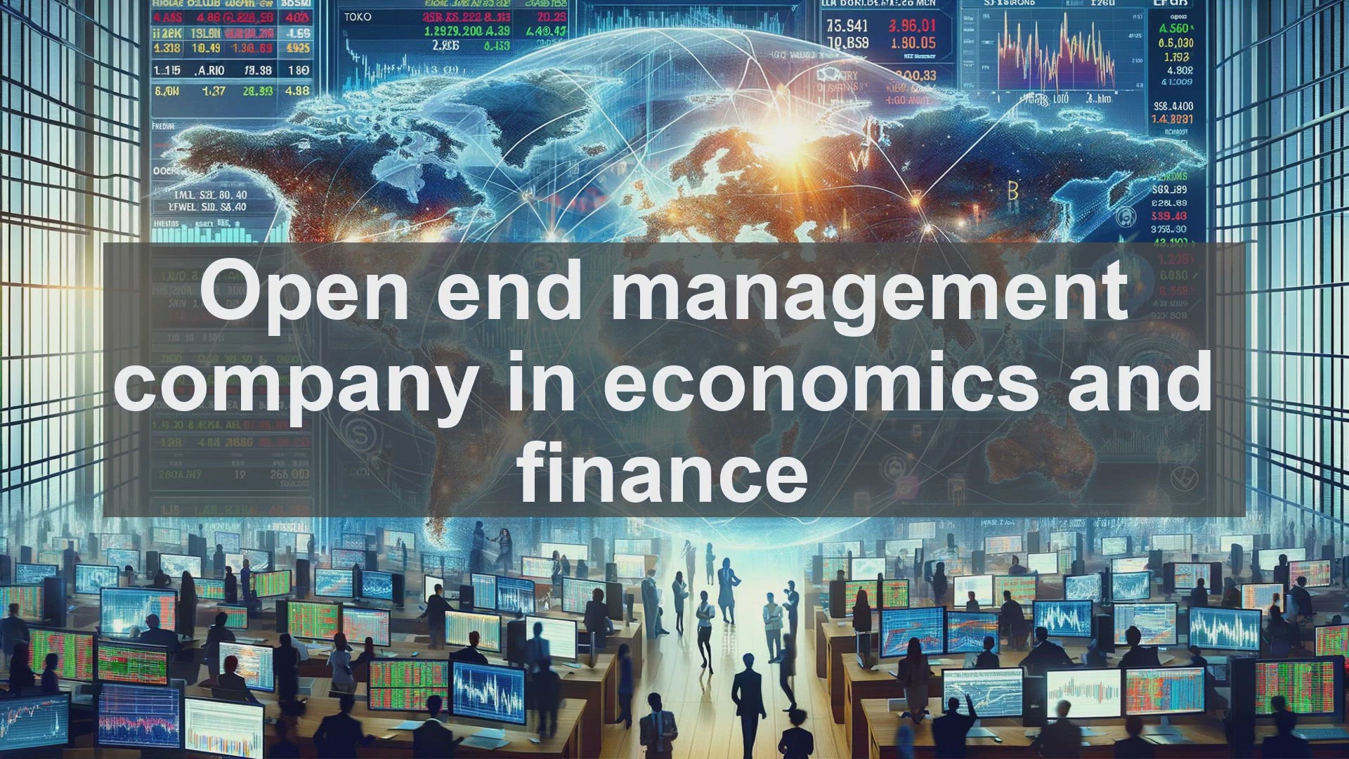 'Video thumbnail for Open end management company in economics and finance'