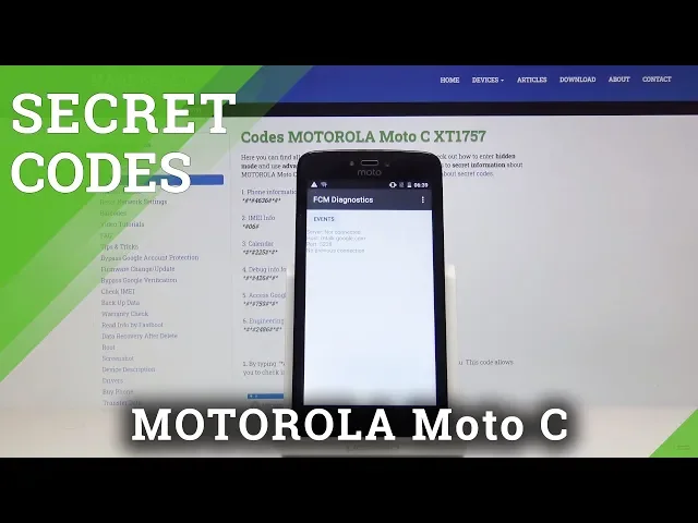Video thumbnail for Secret Codes  MOTOROLA Moto C - Moto Secret Options